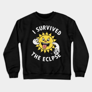 I Survived The Eclipse Funny Eclipse 2024 shirt -Eclipse Tee Crewneck Sweatshirt